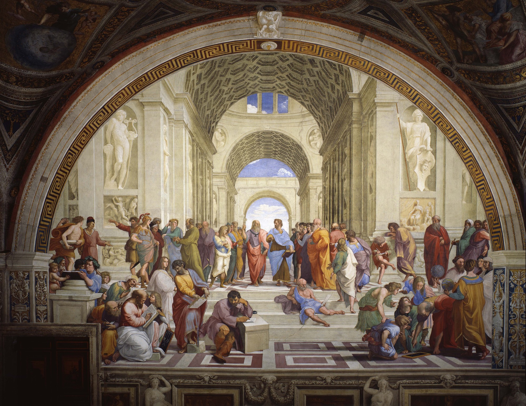 La Escuela de Atenas, de Rafael Sanzio