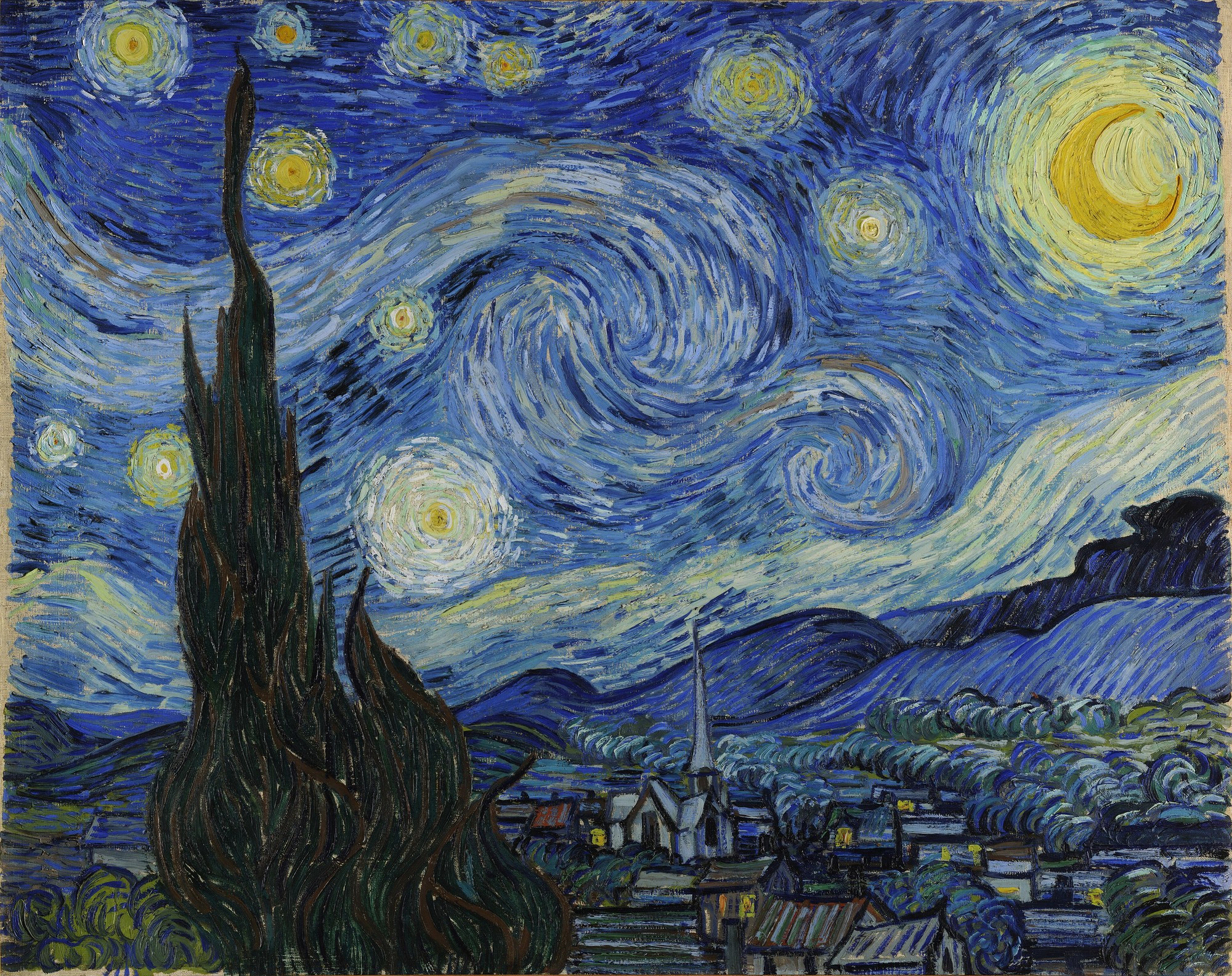 La Noche Estrellada de Vincent van Gogh